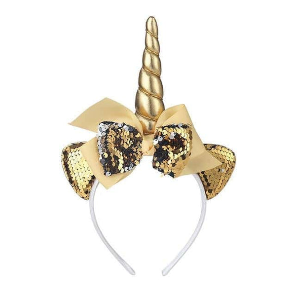 Golden Unicorn Headband
